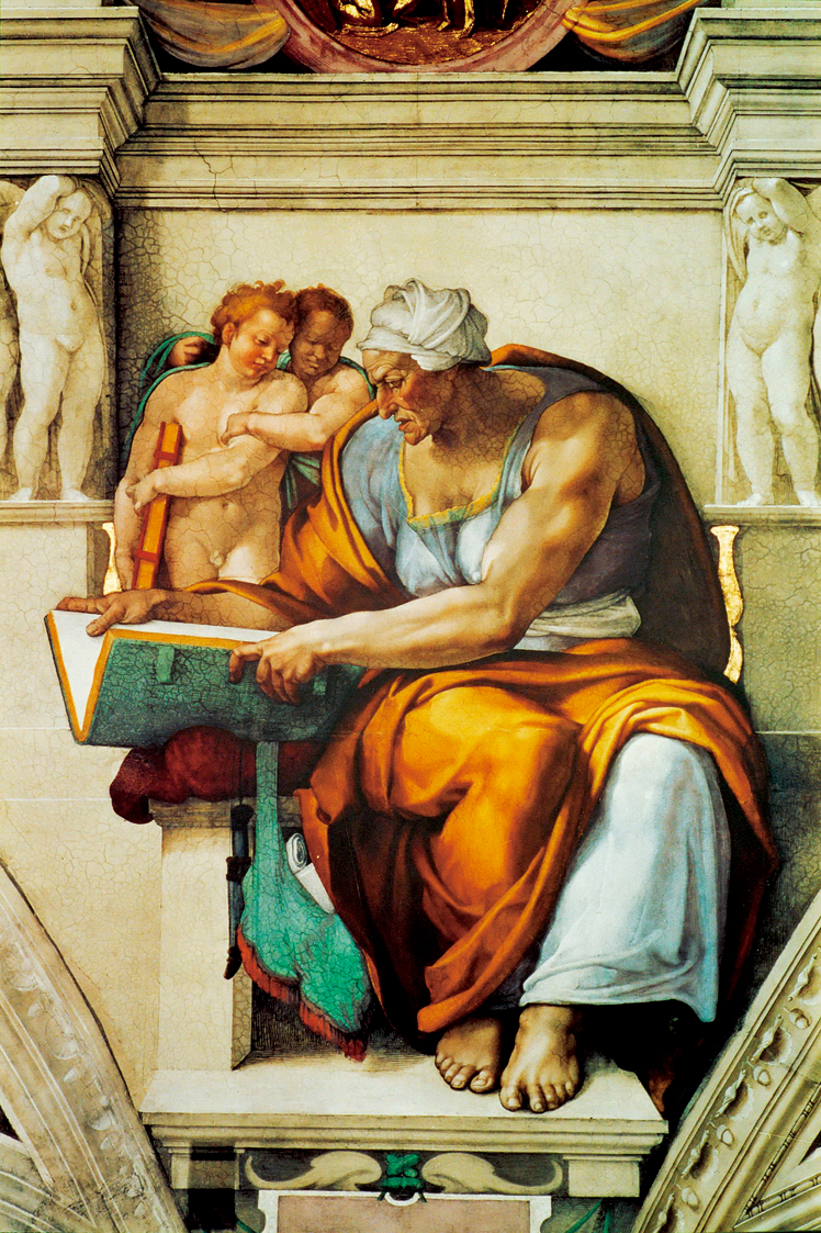  米开朗基罗·博那罗蒂 Michelangelo di Lodovico Buonarroti Simoni——女预言家库姆